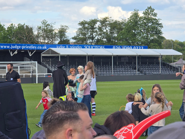 Glitter braids by The Glitter Braid Bar at the Tom Parker charity event at Bromley Football Club