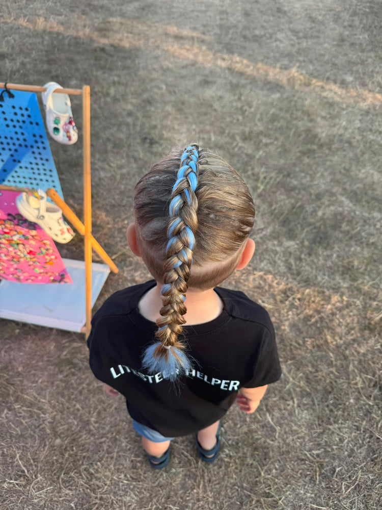 Glitter braids by The Glitter Braid Bar at Volksweald